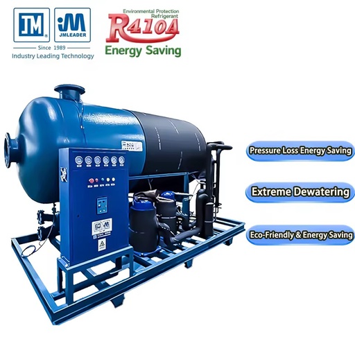 380V 45Nm/Min Industrial Refrigerated Air Dryer Water Cooled Type Air Compressor Dryer R410a Refrigerant Stainless Equipment