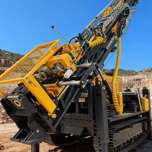 1400m Mine Drilling Rig Fully Hydraulic Borehole Water Well Drilling Machine Rig for South America