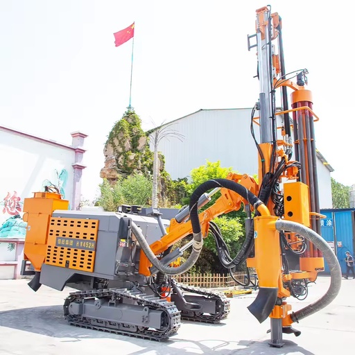 Crawler Mine Surface air Compressor Dth Drill Blast Rock Stone Hole Mine Drilling Rig Machine