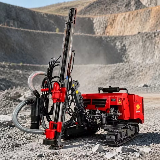 Crawler DTH Drilling Rig-New Mining Machine with Diesel Engine High Productivity & Blasthole Drilling