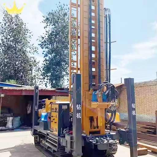 200 Meters Depth Diesel Engine Water Well Drilling Rig Machine Bore Hole Drilling Rig Mine Drilling Rig for Rocks