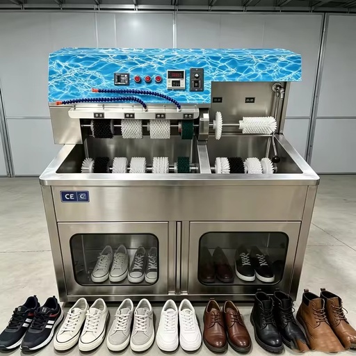 Commercial Semi Automatic Shoes Washing Machine Sneaker Cleaning Equipment High Efficiency Shoe Washer for Laundry Shop Use