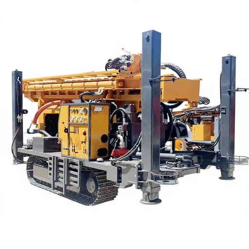 Hard Rock Pneumatic Water Well Drilling Rig 400m Mining Drilling Machine Deep Drilling Equipment Crawler Mobility Engine/Motor