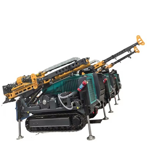 High-Power Water Borehole Deep Well Drilling Machine Hard Rock Mining Exploration Drill Rig with Gear Core Components