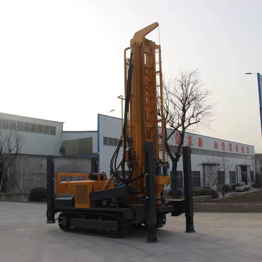 HOT Top Rig Direct Sale Chain Depth 580m Rotary Crawler Drilling Rig Used in Mine or Water Well Truck Mounted