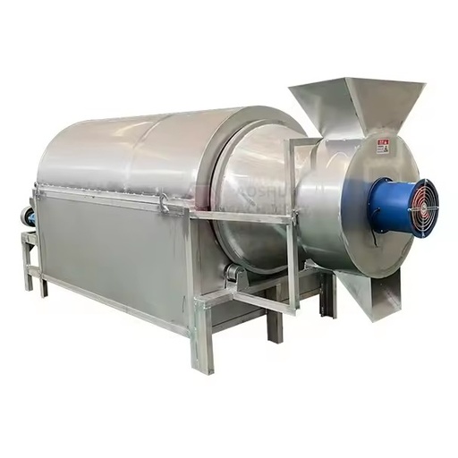 500kg Per Batch Electric Heating Cardamom Drying Machine Small Industrial Food Drum Dryer Spices Rotary Dryer Price