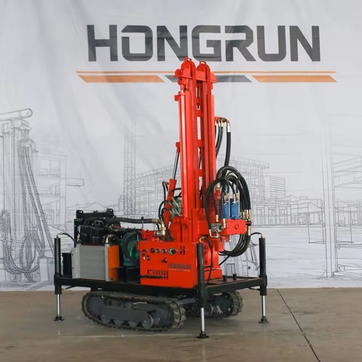 HR-200C Diesel Engine Water Well Drilling Rig Movable Mine Drilling Rig