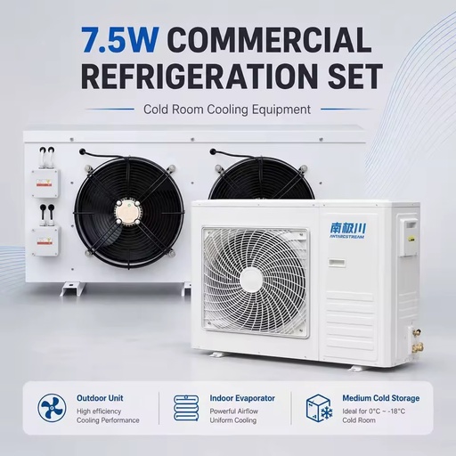High Efficiency Low Temp DC Inverter Commercial Refrigeration Condensing Unit