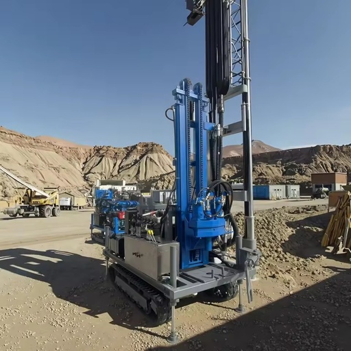 Diesel Powered Rock Drilling Rig 200m 260m 280m Water Well & Mine Drill Rig