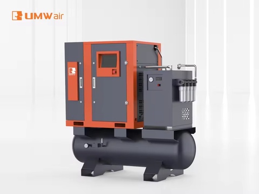High Strength 15kw 16bar Rotary Screw Air Compressor Air Cooled with Engine Stationary High Efficiency for Mining Applications