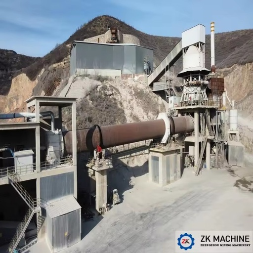 ZK Brand Energy Saving Rotary Kiln Equipment for Limestone Quick Lime Production Line