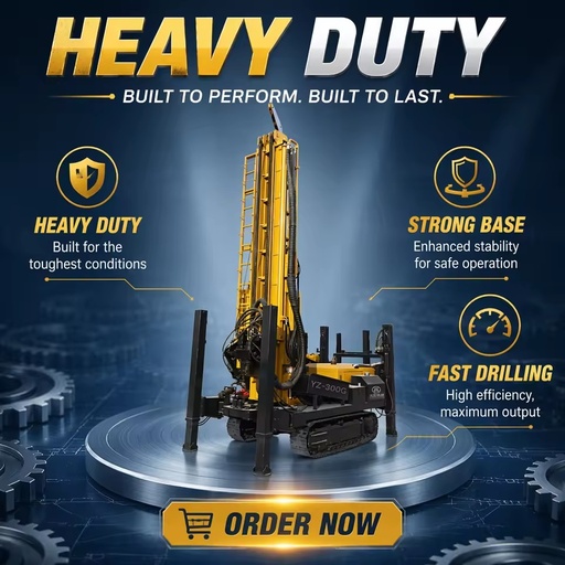 High Configuration 300m Water Well Drilling Rig Mine Drilling Rig Mining Machinery Drilling Machinery