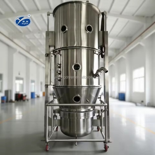 FL Multifunctional Fluid Bed Dryer Granulator High Efficiency Stainless Steel Collagen Granulation Fluidized Bed Dryer