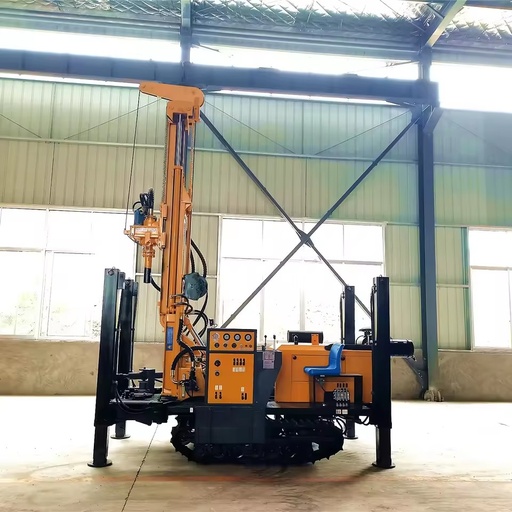200m Deep Crawler Water Well Drilling Rig for Home Farm Irrigation Featuring Big Discount Core Pump Motor Gear Mine Drilling Rig