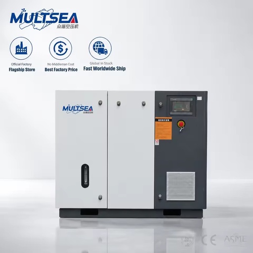 Energy Saving Screw Air Compressor 22-37kW 380V 50Hz CE VFD for Workshop Production Line