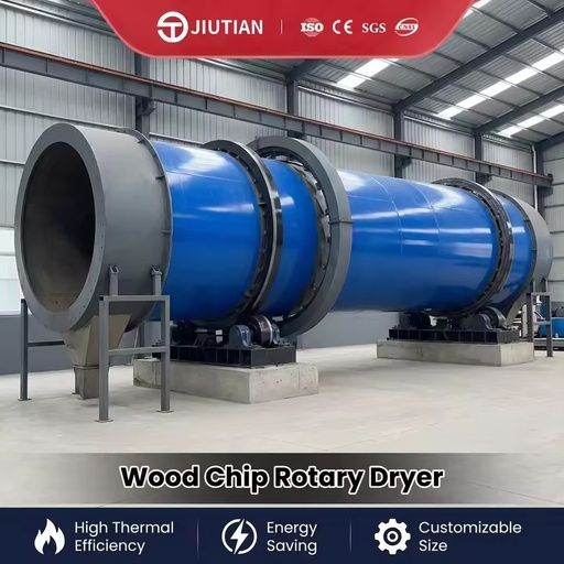 Industrial Rotary Drum Dryer Palm Date Tree Trunk Wood Biomass Drying Machine for Charcoal Pellet Line Sale