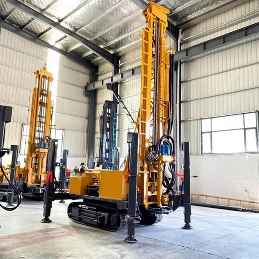 Pneumatic Hole Drilling Rig 325mm Large-Diameter Water Well & Mining Hard Rock Drilling Rig 400m Deep