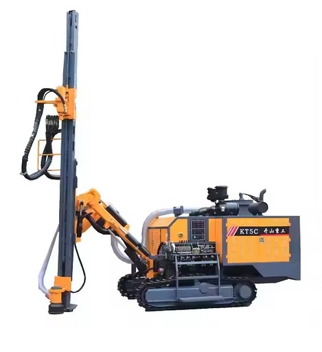 Used Kaishan KT5 Integrated DTH Mining Drill Rig for Construction Mine Solar Energy Low Price High Power Drilling Rig for Sale