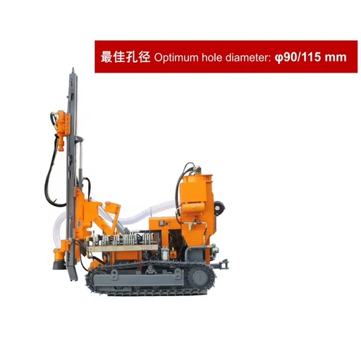 ZGYX412 Blasthole Mine Drilling Rig Dth Rock Drill Machine Crawler Mounted Drill Rig Blasting for Stone Crusher