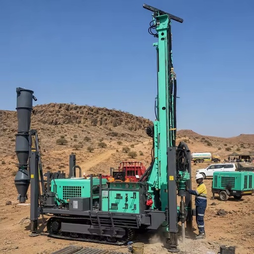 500m Reverse Circulation Drill Rig Crawler Mining Drilling Machine Gold Mining Deep Geological Exploration Rock Sampling