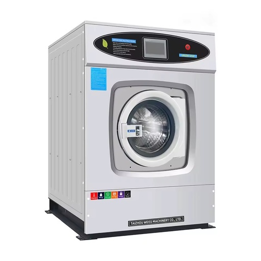 Commercial Fully Automatic Stainless Steel 15kg Washer Extractor Energy Saving Weisstop for Hotel Use