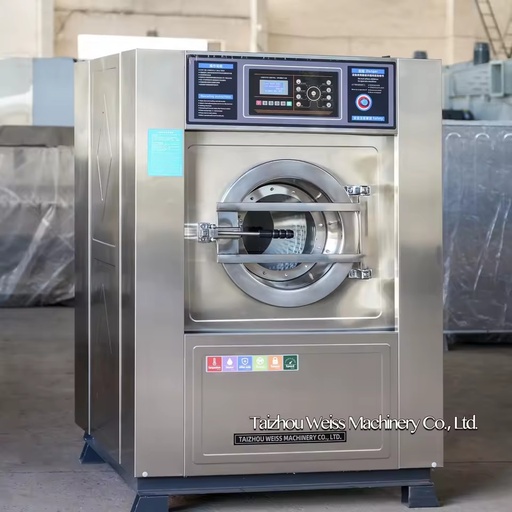 Industrial 15kg Fully Automatic Washer Extractor Heavy Duty Energy Saving Stainless Steel Commercial Use for Hotels Hospitals