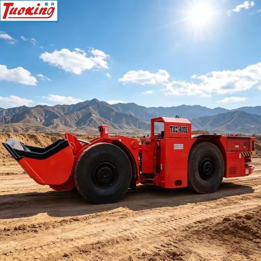 8 Ton 4m³ TuoXing TC-410E Electric LHD with Zero Emission & Energy Saving for Underground Mining Operations Electric LHD