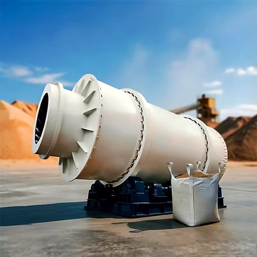 New 80tph Stainless Steel Triple Pass Rotary Sand Dryer Gear Advanced Heat Recovery System Saves 35% Fuel Cost for River Silica