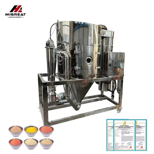 Easy Operation Stainless Steel Spray Dryer Machine for Milk Soy Milk Powder Coffee Extract Powder Processing Competitive Price