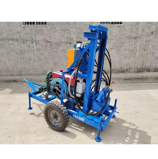 Water Well Rock Drill Rig Machine for Hard Borehole Drilling