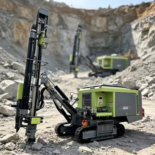 Mini Drill Rig Portable Dth Gold Exploration Machine for Open Pit Mine Rock Drilling Tasks
