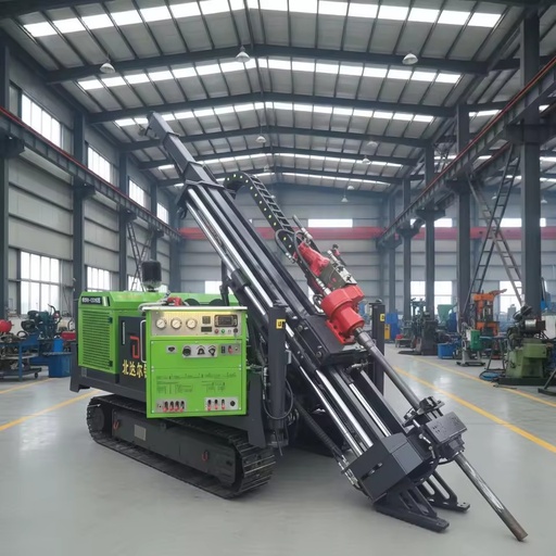 Full Hydraulic Rotary Core Drilling Rig PLC Max.1200m 103kw Diesel-Powered Gearbox Motor Water Well Use