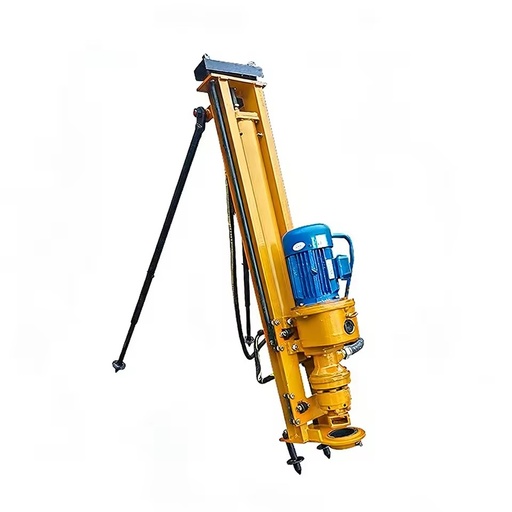 Small Portable Electric Drilling Rig High Productivity Mining Gear Slope Blasting Hole Machine with 4KW Motor