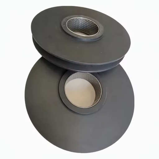 OEM Iron Drilling Tool Mining Drifter Rubber Pulley Wheel Part for Epiro 3222309437 & Atlas 3128078430
