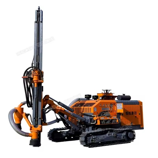 Hengwang Diesel Rotary Drilling Rig with Pump & Motor for Stone Quarry Mining Construction Excavation Max 100m Drilling Depth