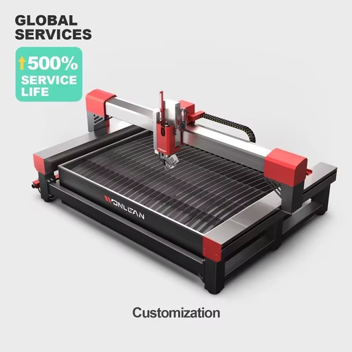 WONLEAN Cnc 5 Axis Water Jet Cutting Machine Water Jet Cutters for Metal Stone Glass