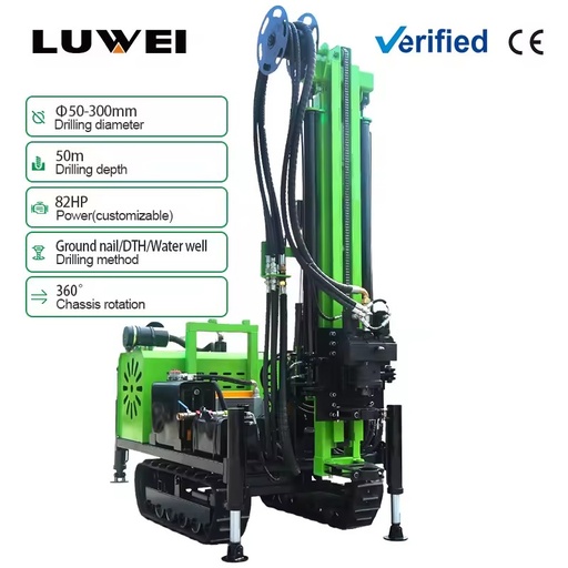 Crawler Diesel DTH Drilling Rig Rock Drilling Rig Hydraulic Down the Hole Drilling Machine for Mining Quarry Construction