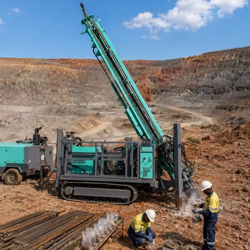 200m RC Mining Drill Rig Reverse Circulation Drilling Machine Copper Exploration Hard Rock Drilling Geological Sampling