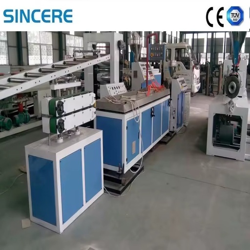 Full Automatic PVC Crust Foam Plate Equipment Indoor Outdoor Decoration Use
