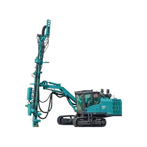 Original 76/127mm SWDH102S Hydraulic Top Hammer Rock Drill Rig for Open Pit Ore Mining Quarry Blasting Hole Drilling