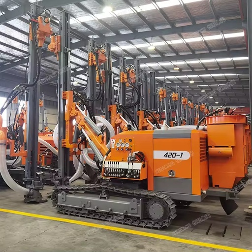 2025 Hengwang Hydraulic Separated DTH Drilling Rig Rotary Blast Hole Mining Crawler Drilling Machine with Pump & Motor