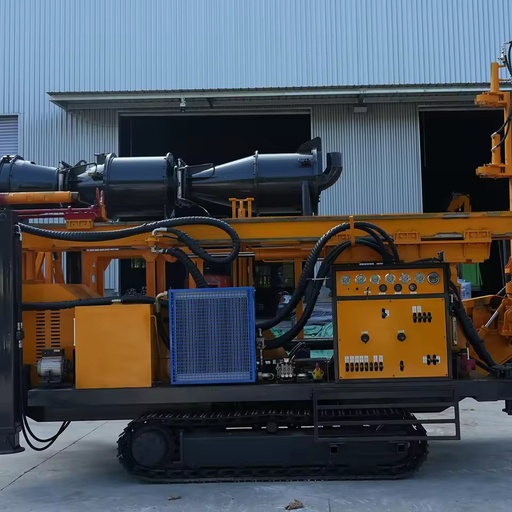 Air Lift RC Reverse Circulation Drilling Rig, Work With Air Compressor, High Efficiency Mining Sampling