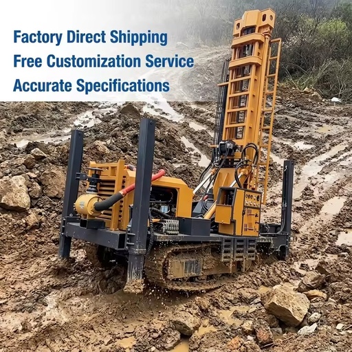 300m Crawler Water Well Drilling Rig | Full Hydraulic Borehole Machine for Professional Contractors