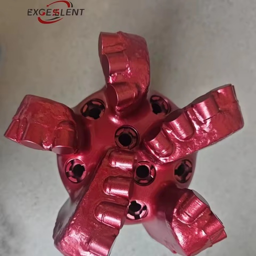 3,4,5,6,7,8,9,10 Inch 5-wing Blades Foundation Drill PDC Drill Bits for Water Well Drilling Rig