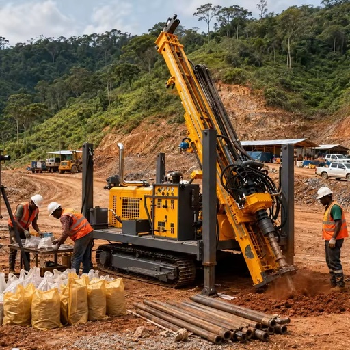 RC Drill Rig Reverse Circulation Crawler Machine for Gold Copper Mining Geological Exploration Drilling