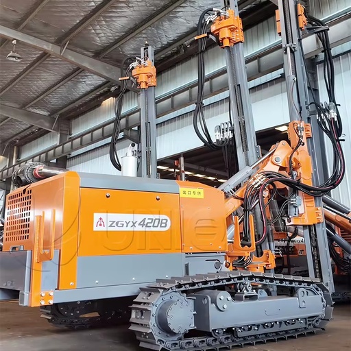 21m Hydraulic DTH Drilling Borehole Drilling Rig Mining Drilling Rig with Air Compressor