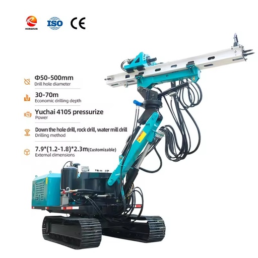 Hydraulic Crawler Tunnel Drilling Rig for Underground Mining Construction Rock Drill Machine Anchor and Blast Hole Drilling