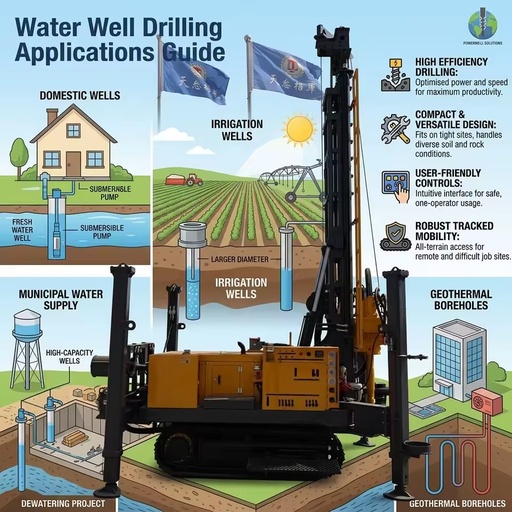350m Crawler Fully Hydraulic Core Drilling Rig Machine Mining Core Drill Rig