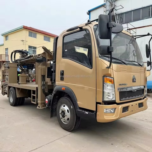 Hydraulic Truck Mounted Type 180m Borehole Water Well Drilling Machine Rig Mine Drilling Rig
