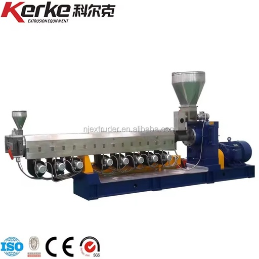 PLC Single-screw Extruder Plastic Pet Raw Material Granule Making Machine